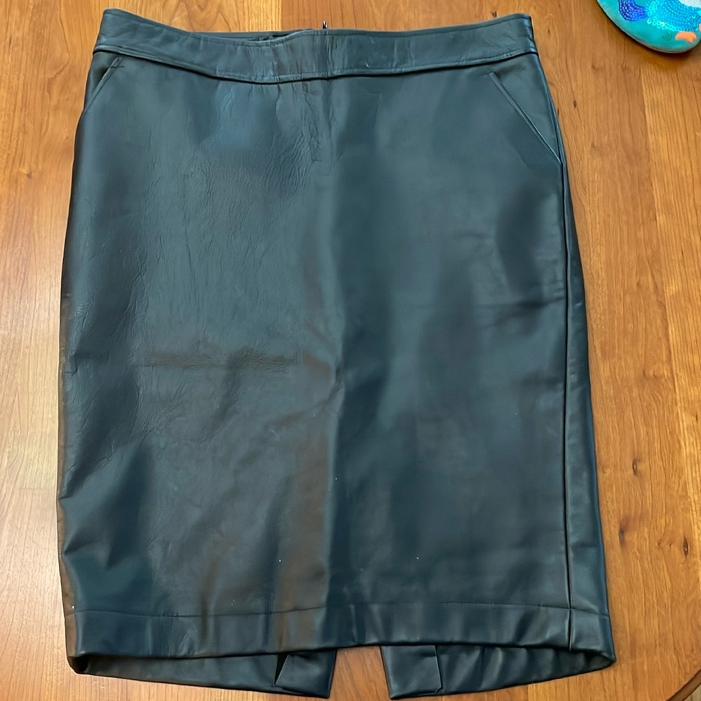 Hand-made Leather Pencil skirt